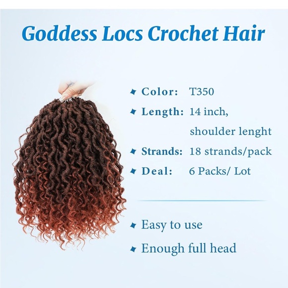 Curly Ombre Brown Hair Extensions - Picture 3 of 3